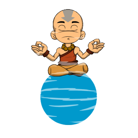 Aang Meditating